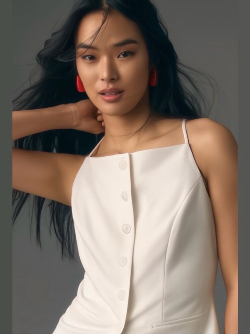 NWT Sunday in Brooklyn Ponte Apron Vest